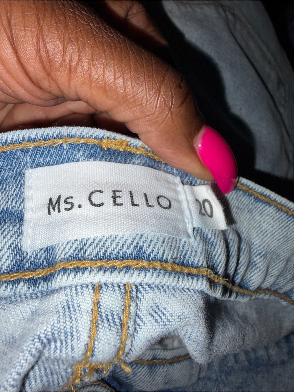 Cello Light Blue Distressed Women's Jeans - Picture 3 of 3